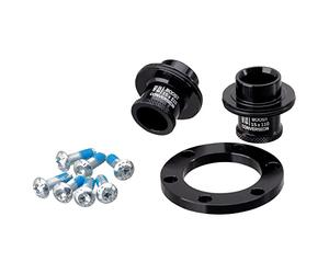 Hex ř32 Front Hub Boost 15x110 Conversion Kit, Noir