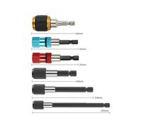 Hex Shank Driver Socket Adapter, Drive Drill for Cordless Drill,Screwdriver, Power (1 set (6pcs))