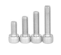 Hex Socket Cap vis tête, Vis à tête hexagonale creuse en acier inoxydable 304 DIN912 M1,6-M6 3-100 mm, lot de 10 20(X18mm,M3)