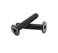 Hex Socket vis à tête fraisée, Vis à tête fraisée plate en acier noir 10.9 M1.6-M24, lot de 10/50/100(M10-1.5 x 16mm - 50pcs)