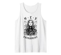 Hex The Patriarchy Féministe Sorcière Halloween Gothique Pop Art Débardeur