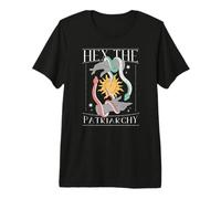Hex The Patriarchy Gothic Occulte Sorcières féministes T-Shirt Haut de Gamme