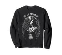 Hex The Patriarchy Halloween Féministe Sorcière Gothique Cheveux Sweatshirt