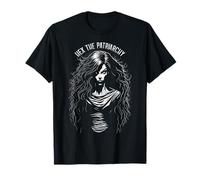 Hex The Patriarchy Halloween Féministe Sorcière Gothique Cheveux T-Shirt