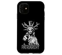 Hex The Patriarchy Zombie Liberty Féministe Halloween Gothique Coque pour iPhone 11