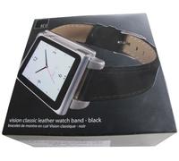 Hex Vision Classic Bracelet en Cuir pour iPod Nano Gen 6 Noir