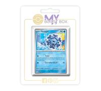 Hexagel 027/086 Reverse Version Poké Ball - Myboost X Écarlate et Violet 10.5 Foudre Noire - Coffret de 10 Cartes Pokémon Françaises