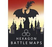 Hexagon Battle Maps: Blank World Building Hexagon Notepaper Create Maps Adventures Characters and Spells Role Playing Game RPG DnD 8.5 x 11 inch Hex Graph Paper Notebook