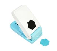 Hexagon Craft Punch, Lever Handle Paper Cutter for Making Scrapbook, Abs