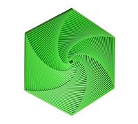 Hexagon Fidget - Soulagement du Stress Hexagone Jouets - Illusion Impression 3D Antistress,Sensoriels Fêtes Jeux