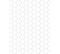 Hexagon Notebook (Atom): Hexagonal Organic Chemistry Graph Notebook Composition Books for 8.5x11 Inches, 121 pages Large Drawing Writing Atom ... Notepad (Graph Paper Notebooks And Journals)
