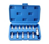 Hexagon Socket Assembly Embouts Douille Clé Jeu Coffret Embout Six Antidérapant en Acier Carbone Rangement Boîtier Moulé, style to 1