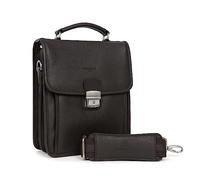 Hexagona - Baisenville - Compatible téléphone Portable - pour Homme - Collection Confort - Marron foncé - en Cuir