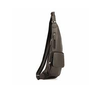 Sac monobretelle - Cuir de vachette - Marron - Félin Marron