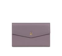 Hexagona - Compagnon de Voyage 2 Volets Stop RFID - Compatible Cartes de crédit, CNI, permis de Conduire, Passeport, Carte Grise et chéquier - pour Femme - Collection Luna - Parme