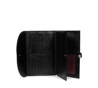 Hexagona - Compagnon de Voyage 2 Volets Stop RFID - Cuir - Compatible Cartes de crédit, CNI, permis de Conduire, Passeport, Carte Grise et chéquier - pour Femme - Collection Bastille - Noir