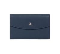 Hexagona - Compagnon de Voyage 2 Volets Stop RFID - éco-Responsable - Compatible Cartes de crédit, CNI, permis, Passeport, Carte Grise et chéquier - pour Femme - Collection Maya - Marine