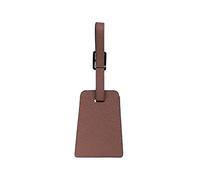 Hexagona - Étiquette de Bagage - pour Homme - Collection Dandy - Marron - en Cuir