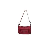 Hexagona Femme Garni Croûte de Cuir Vachette Paris Sac port travers pour Femme Collection DIVERSITE Rouge en Nylon, Rouge, Taille unique EU