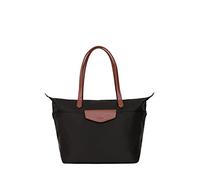 Hexagona Femme Hexagona Paris Sac cabas port paule pour Femme Collection POP Noir Marron en Nylon P, Noir/Marron, Taille unique EU