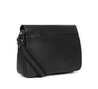 Hexagona - Gibecière - Compatible Ordinateur Portable 13'', Format A4 et téléphone Portable - pour Homme - Collection Confort - Noir - en Cuir