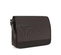 Hexagona - Gibecière - Compatible Ordinateur Portable 13'', Format A4 et téléphone Portable - pour Homme - Collection Worker - Marron foncé