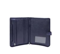 Hexagona Paris - Conférencier - pour Femme - Collection Republique - Marine - en Cuir de Vachette végétal Collet - Portfolio A4 en Cuir PU,Multifonctionnel Dossier de conférence - Réunion