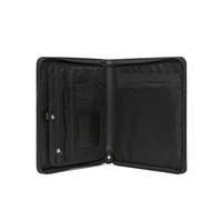 Hexagona Paris - Conférencier - pour Homme - Collection CONFORT - Noir - en Cuir de vachette grainé - Portfolio A4 en cuir PU,multifonctionnel dossier de conférence - Réunion