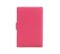 Hexagona Paris Femme-Collection Multico-Fuchsia/Multicolore-en Cuir de Vachette Lisse-Portefeuille Porte Feuille-Compatible Carte de Crédit, Rose, Taille Unique