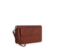 Hexagona - Pochette dragonne - Compatible téléphone Portable - pour Homme - Collection République - Marron - en Cuir