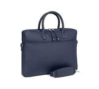 Hexagona Paris - Porte-Documents - pour Femme - Collection Serena Business - Marine - en Synthétique - 2 poignées Non réglables - Porte-Documents - Serviette