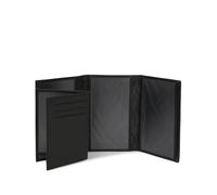 Hexagona Paris - Porte-papiers - pour Femme - Collection Soft - Noir - en Cuir de Vachette Souple - Porte-Documents - Porte Papier - Porte Feuille - Compatible Carte de Crédit