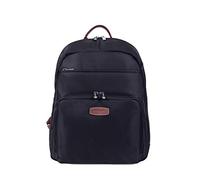 Hexagona Paris - Sac à dos - pour Femme - Collection DIVERSITE - Noir/Marron - en Nylon - 2 bretelles réglables et 1 poignée non réglable - Sac a dos sac a main - sac a dos bandouliere