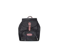 Hexagona Paris - Sac à dos - pour Femme - Collection DIVERSITE - Noir/Marron - en Nylon - 2 bretelles réglables et 1 poignée non réglable - Sac a dos sac a main - sac a dos bandouliere