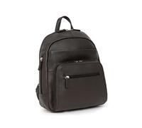 Hexagona Paris - Sac à Dos - pour Homme - Collection Confort - Marron foncé - en Cuir de Vachette grainé - 2 Bretelles réglables et 1 poignée Non réglable - Sac a Dos - Sac a Dos bandouliere L : 27 x l : 12 x h : 29 cm