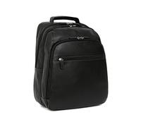 Hexagona Paris - Sac à dos - pour Homme - Collection CONFORT - Noir - en Cuir de vachette grainé - 2 bretelles réglables et 1 poignée non réglable - Sac a dos sac a main - sac a dos bandouliere