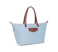 Hexagona Paris - Sac Cabas porté épaule - pour Femme - Collection Pop - Taupe - en Nylon - Porté Epaule - Sac a Main Femme - Sac bandoulière - Sac à Main bandoulière L : 38 x h : 22 x P : 11 cm