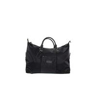 Hexagona Paris - Sac de Voyage - pour Femme - Collection DIVERSITE - Noir - en Nylon - 2 poignées Non réglables - Sac Voyage - Sac Week End - Sac Fourre Tout
