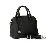 Hexagona Paris - Sac porté main 2 poignées - pour Femme - Collection CONFORT - Noir - en Cuir de vachette grainé - Porté Main - Sac a main femme - Sac bandoulière - Petit Sac - Sac à main bandoulière