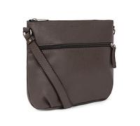 Hexagona Paris - Sac porté travers - pour Femme - Collection CONFORT - Taupe - en Cuir de vachette grainé - Porté Croise - Sac a main femme - Sac bandoulière - Petit Sac - Sac à main bandoulière