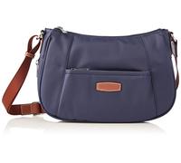 Hexagona Paris - Sac porté travers - pour Femme - Collection DIVERSITE - Marine - en Nylon - Porté Croise - Sac a main femme - Sac bandoulière - Petit Sac - Sac à main bandoulière