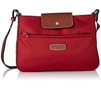 Hexagona Paris - Sac porté travers - pour Femme - Collection DIVERSITE - Rouge - en Nylon - Porté Croise - Sac a main femme - Sac bandoulière - Petit Sac - Sac à main bandoulière