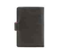 Hexagona Petit porte-cartes cuir ref 40922 Noir/Ma