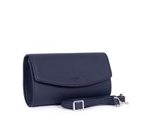 Hexagona - Pochette de soirée - Compatible téléphone Portable - pour Femme - Collection Madrid - Bleu