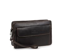 Pochette dragonne - Cuir de vachette - Marron - Félin Marron