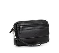 Hexagona Pochette en Cuir ref 47969 Noir 23 * 15 * 4 c