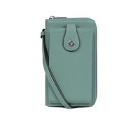 Hexagona - Pochette téléphone avec portefeuille Stop RFID - Compatible téléphone portable, cartes de crédit, CNI, permis de conduire, passeport et carte grise - Pour Femme - Collection Ava - Kaki