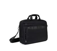 Hexagona - Porte-Documents - Compatible Ordinateur Portable 17'', Format A4 et téléphone Portable - pour Homme - Collection Partner - Noir