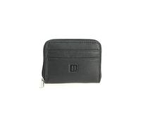Hexagona - Porte-Monnaie - Compatible Cartes de crédit - pour Femme - Collection Soft - Noir - en Cuir
