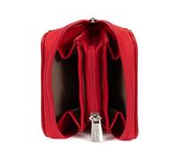 Hexagona - Porte-Monnaie - Cuir - Compatible Cartes de crédit - pour Femme - Collection Confort - Fraise